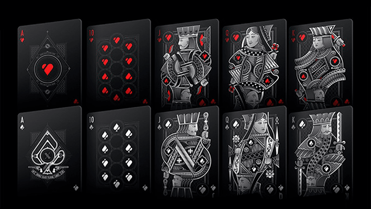 PlayingCardDecks.com-Double Black Classic Playing Cards USPCC