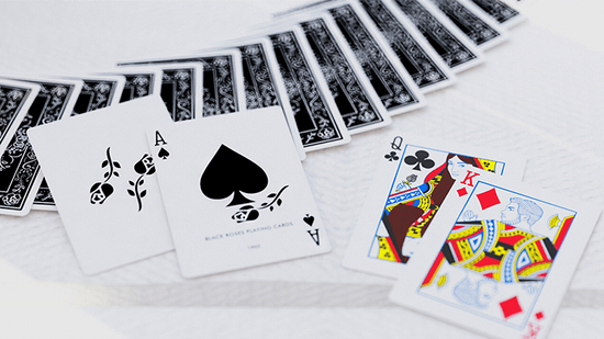 Black Roses Playing Cards USPCC – PlayingCardDecks.com