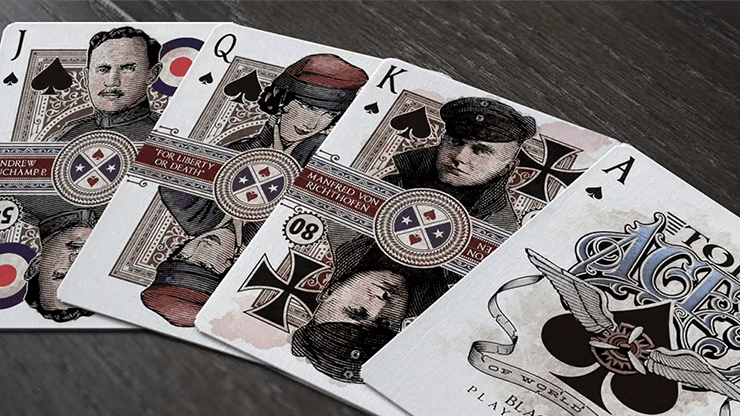 PlayingCardDecks.com-Top Aces of WWI Standard Edition Playing LPCC