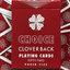 PlayingCardDecks.com-Choice Cloverback Red Playing Cards USPCC