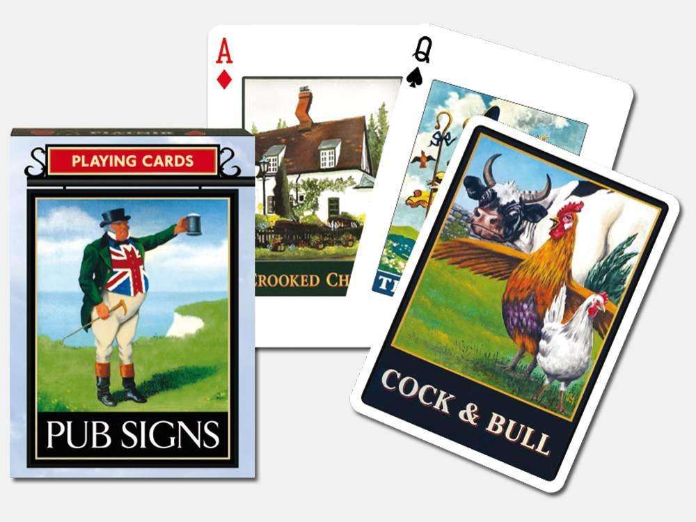PlayingCardDecks.com-Pub Signs Playing Cards Piatnik