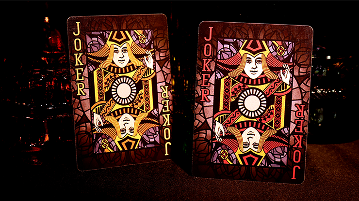 PlayingCardDecks.com-Stained Glass Phoenix Bicycle Playing Cards