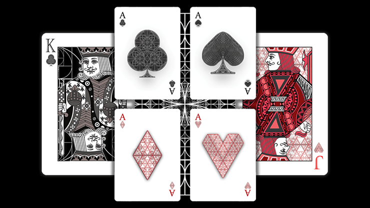 PlayingCardDecks.com-Fibs Original Black Playing Cards Cartamundi