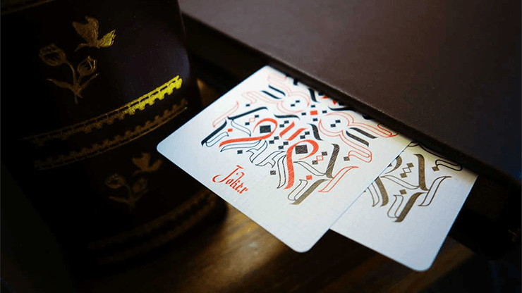 PlayingCardDecks.com-Cardistry Calligraphy Golden Foil Playing Cards TPCC