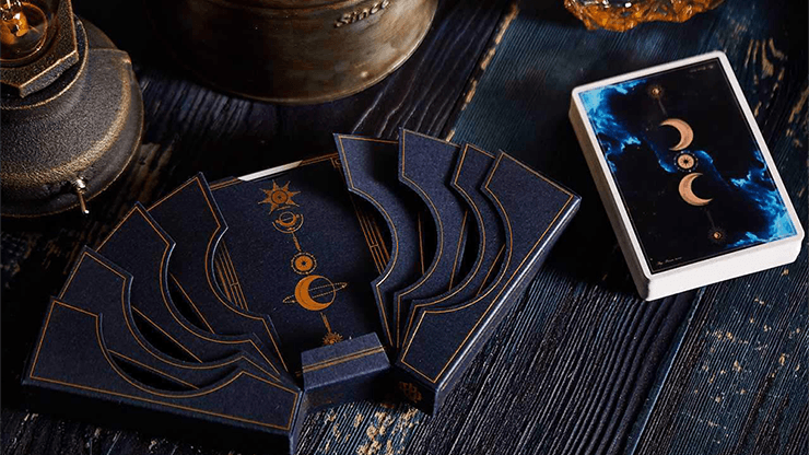 PlayingCardDecks.com-Luna Moon Deluxe 2 Deck Set (Classic & Deluxe) Playing Cards USPCC
