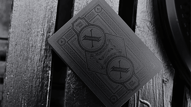 PlayingCardDecks.com-Double Black Waterproof Plastic Playing Cards