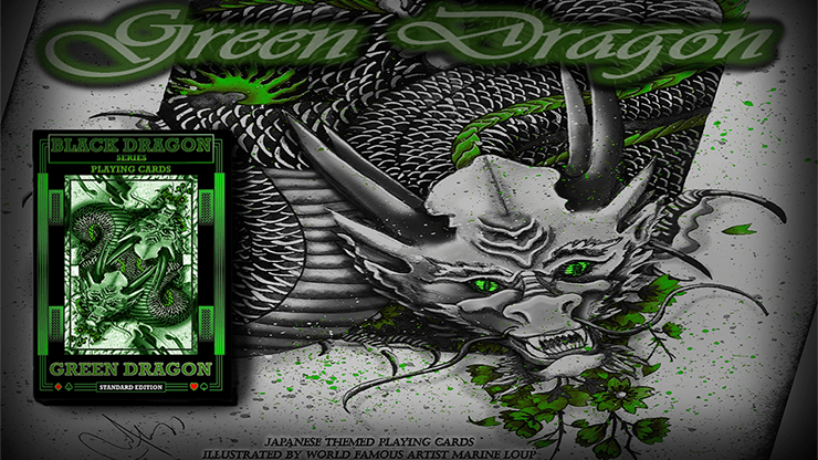 PlayingCardDecks.com-Green Dragon Playing Cards MPC
