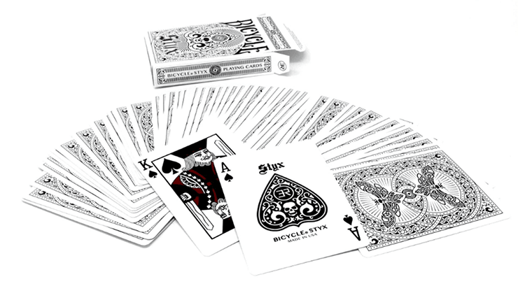 PlayingCardDecks.com-Styx White Bicycle Playing Cards