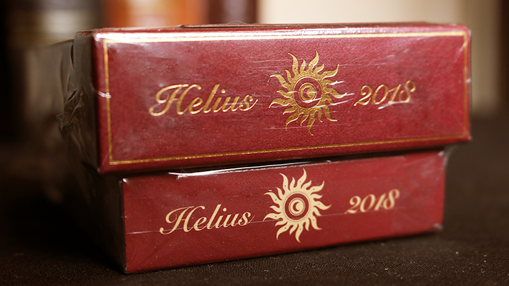 PlayingCardDecks.com-Helius Sun Deluxe 2 Deck Set (Classic & Deluxe) Playing Cards USPCC