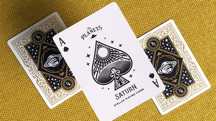 PlayingCardDecks.com-The Planets: Saturn Playing Cards USPCC