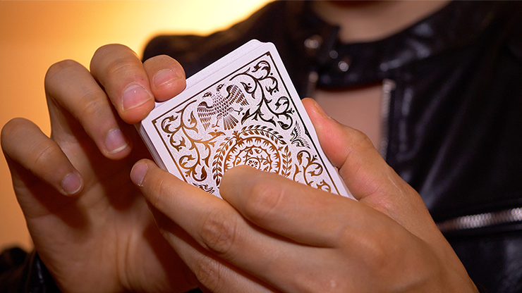 PlayingCardDecks.com-Regalia White Gold Luxury Playing Cards Cartamundi