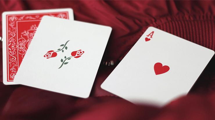 PlayingCardDecks.com-Red Roses Playing Cards USPCC