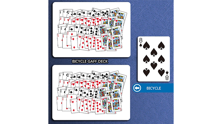 PlayingCardDecks.com-Gaff Rider Back Red Bicycle Playing Cards