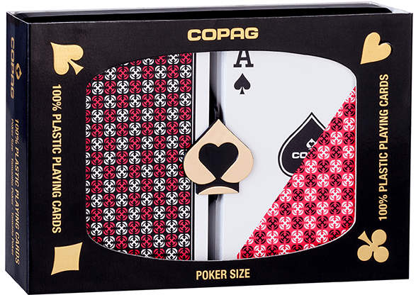 PlayingCardDecks.com-Copag Master Plastic Playing Cards 2 Deck Set