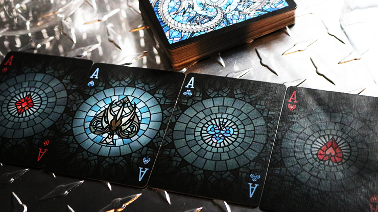 PlayingCardDecks.com-Stained Glass Leviathan Bicycle Playing Cards