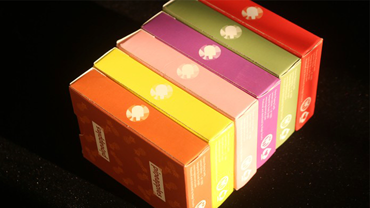 PlayingCardDecks.com-Set of 6 Flavors Playing Cards in Custom Box