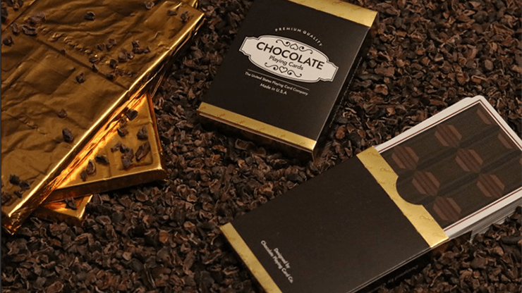 PlayingCardDecks.com-Chocolate Luxury Playing Cards USPCC