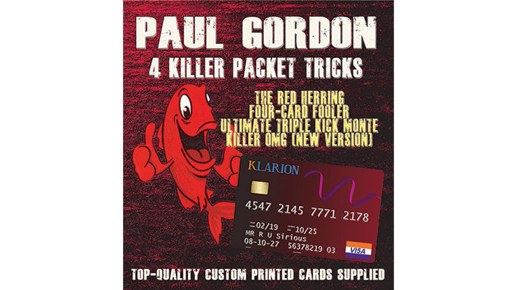 PlayingCardDecks.com-Paul Gordon's 4 Killer Packet Tricks Vol. 1