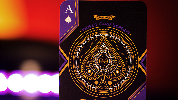 PlayingCardDecks.com-Dark Lordz Royale Purple Playing Cards USPCC