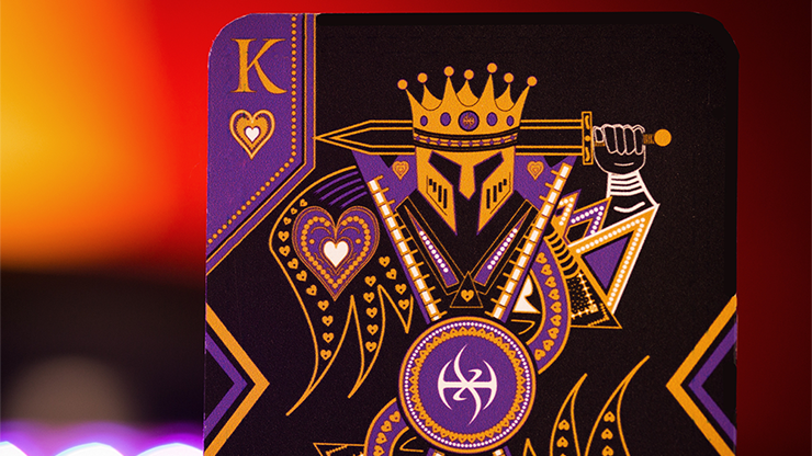 PlayingCardDecks.com-Dark Lordz Deluxe Royale Purple Playing Cards USPCC