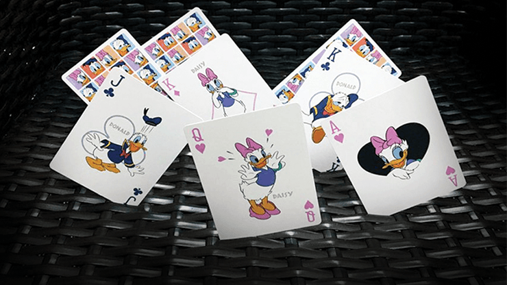 PlayingCardDecks.com-Donald Duck & Daisy Playing Cards JLCC