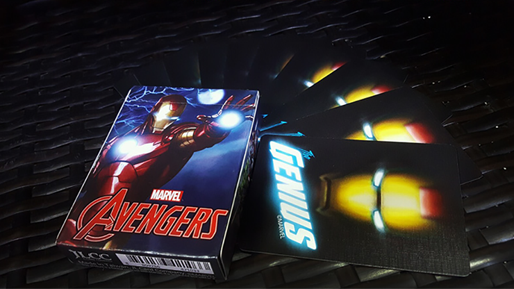 PlayingCardDecks.com-Avengers Iron Man Playing Cards JLCC
