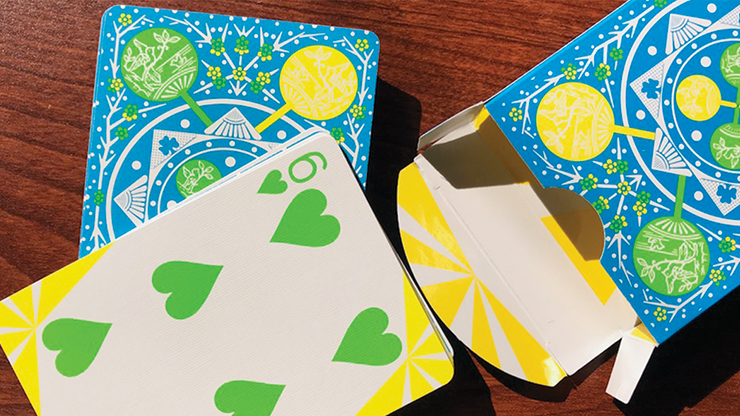 PlayingCardDecks.com-Tally-Ho Summer Fan Cardistry Playing Cards