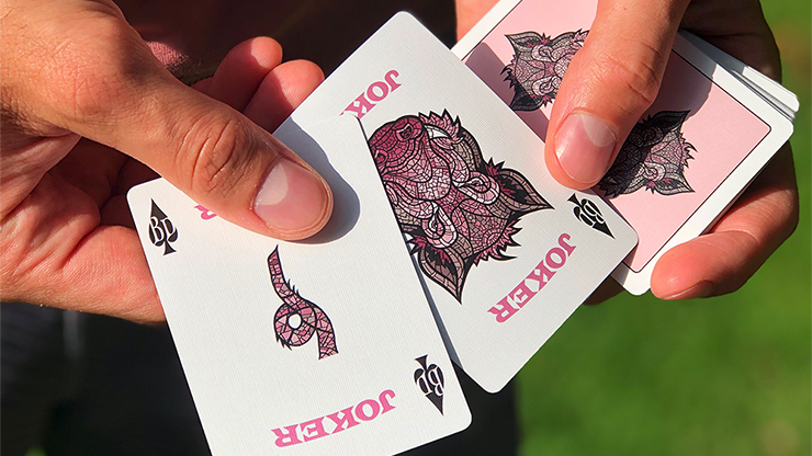 PlayingCardDecks.com-Wild Reserve Pink Boar Playing Cards USPCC