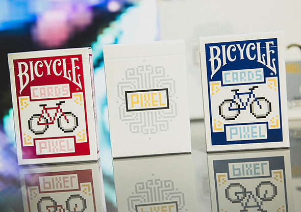 PlayingCardDecks.com-Bicycle PIXEL Playing Cards Collector 3 Deck Set