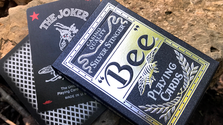 PlayingCardDecks.com-Bee Silver Stinger Playing Cards