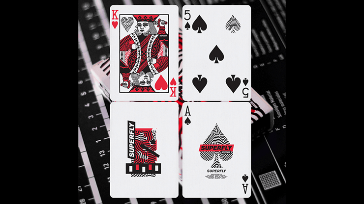 PlayingCardDecks.com-Superfly Spitfire Red Playing Cards USPCC