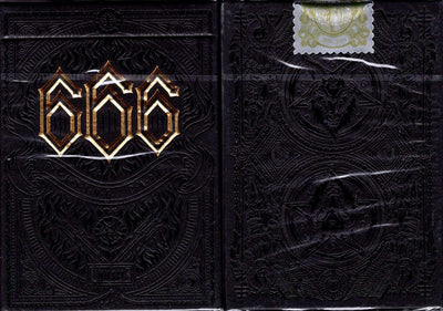 PlayingCardDecks.com-666 Greedy Gold Playing Cards Cartamundi