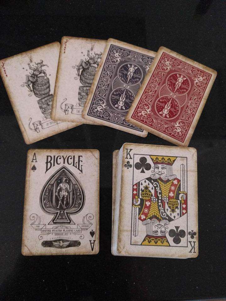 PlayingCardDecks.com-1900 Series Blue Marked Bicycle Playing Cards