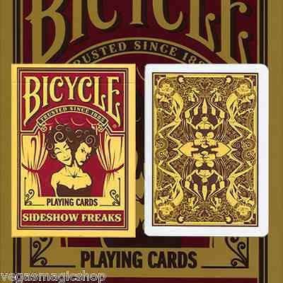 PlayingCardDecks.com-Sideshow Freaks Bicycle Playing Cards Deck