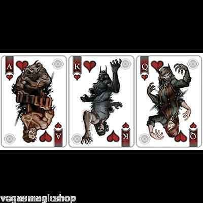 PlayingCardDecks.com-Werewolf Full Moon Special Edition Bicycle Playing Cards Deck