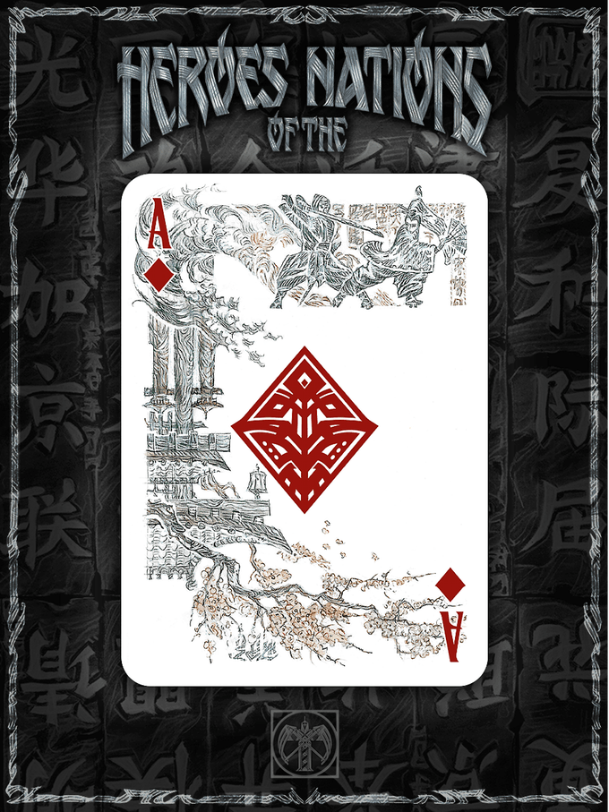 PlayingCardDecks.com-Heroes of the Nations Playing Cards USPCC