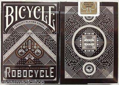 Robocycle Black Bicycle Playing Cards Deck | PlayingCardDecks.com