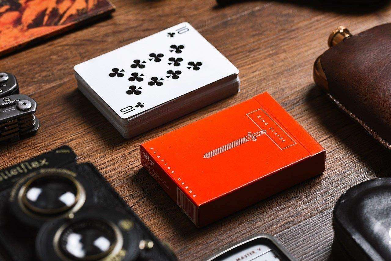 PlayingCardDecks.com-King Slayer Playing Cards Cartamundi