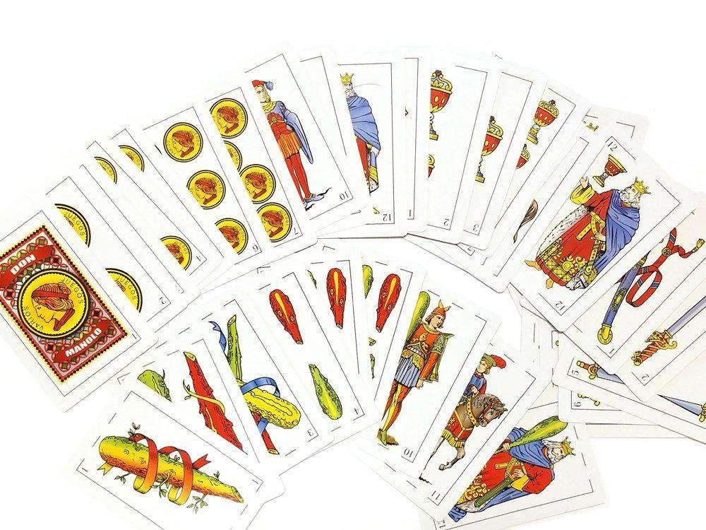PlayingCardDecks.com-Don Manolo Spanish Suite Playing Cards USPCC - 2 Deck Set
