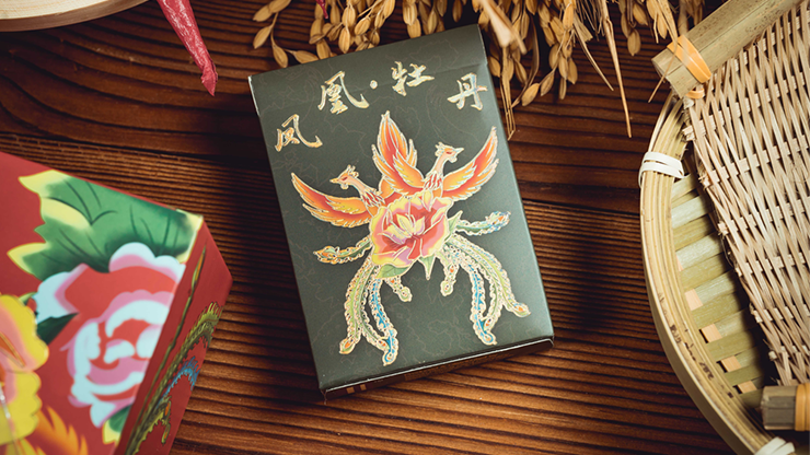 Phoenix and Peony Playing Cards