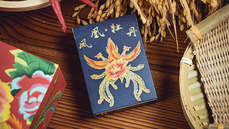 Phoenix and Peony Playing Cards