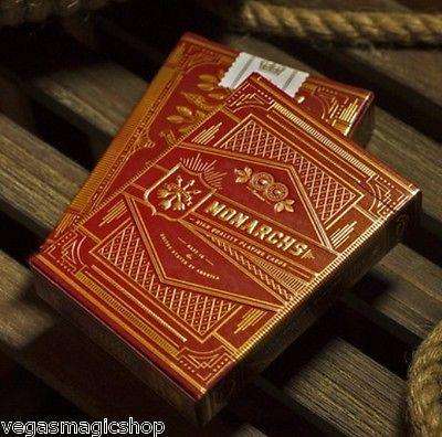 PlayingCardDecks.com-Monarchs Red Playing Cards USPCC