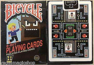 PlayingCardDecks.com-8-Bit Original Pixelated Bicycle Playing Cards Deck