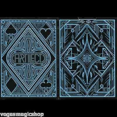 PlayingCardDecks.com-Artilect Black Playing Cards Deck