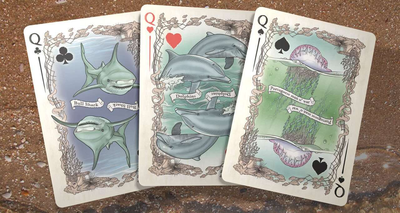 PlayingCardDecks.com-Sea Creatures Bicycle Playing Cards Deck