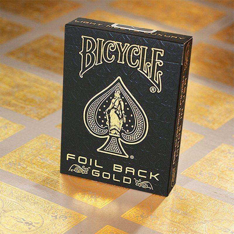 PlayingCardDecks.com-Foil Back Gold Bicycle Playing Cards Deck