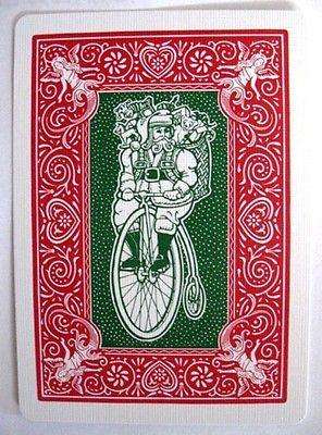PlayingCardDecks.com-Santa Back Red Bicycle Playing Cards