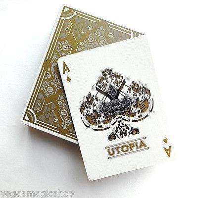PlayingCardDecks.com-Utopia Gold Bicycle Playing Cards Deck