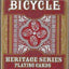 PlayingCardDecks.com-Pedal 1899 Heritage Series Bicycle Playing Cards
