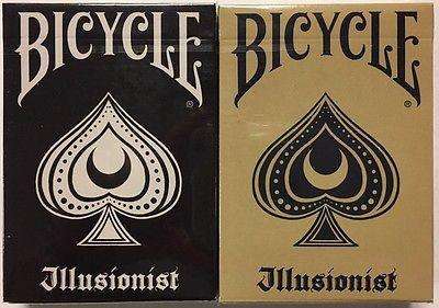 PlayingCardDecks.com-Illusionist 2 Deck Set Light & Dark Bicycle Playing Cards